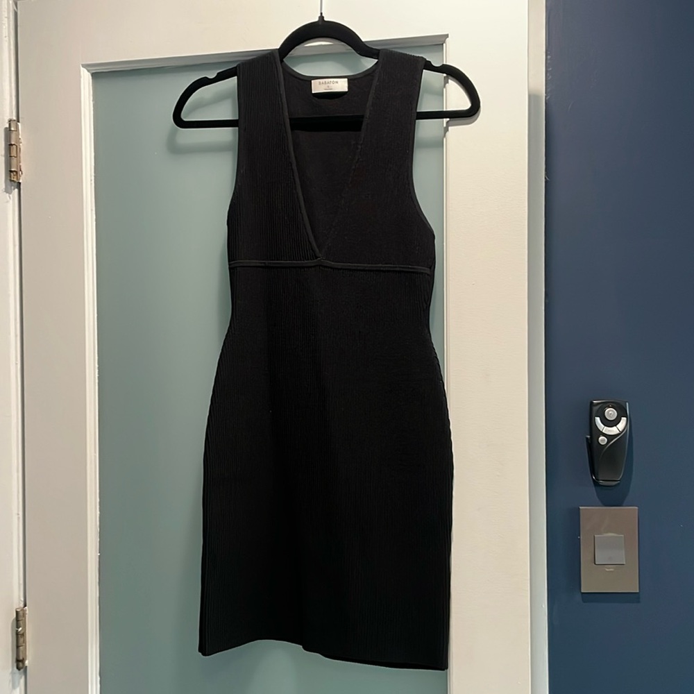 Aritzia ribbed body contour dress